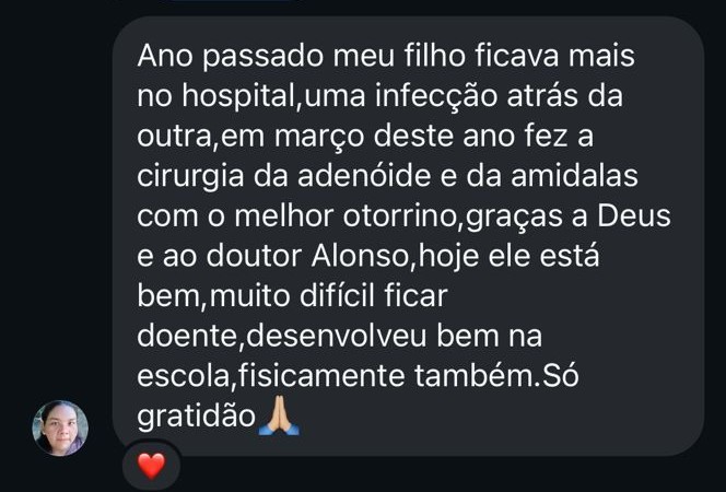 Depoimento de paciente 5